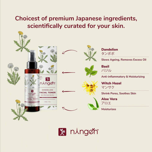 Ningen Dandelion Facial Toner